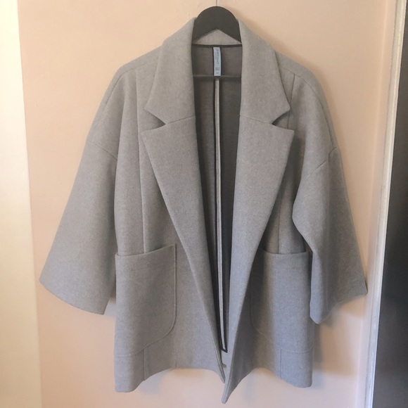 Ayrtight Jackets & Blazers - AYRTIGHT OVERSIZED LIGHT GREY WINTER JACKET